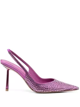 Le Silla туфли с кристаллами, фиолетовый