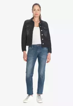 Le Temps Des Cerises Комфортные джинсы бойфит "Море 200/43", кроя бойфренда, синий