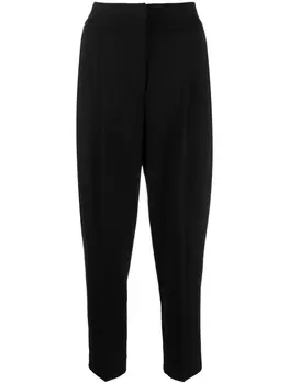 Le Tricot Perugia укороченные зауженные брюки, черный