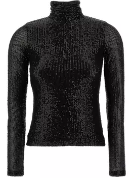 LE TWINS топ Assisi, черный