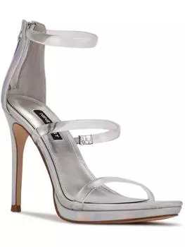 LEAH3 Женские туфли-лодочки на шпильках Nine West, серебряный