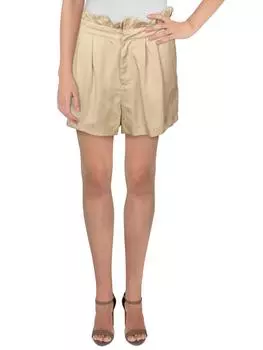 Leah Женские шорты с высокой талией из бумажного мешка cupcakes and cashmere, цвет cafe au lait