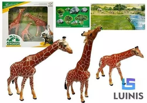 Lean Toys, развивающие фигурки, 3 шт., фон