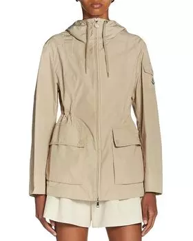 Леандро Парка с капюшоном Moncler, коричневый/бежевый