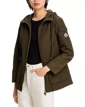Леандро Парка с капюшоном Moncler, зеленый