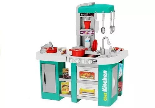 Leantoys, детская кухня с аксессуарами Lean Toys