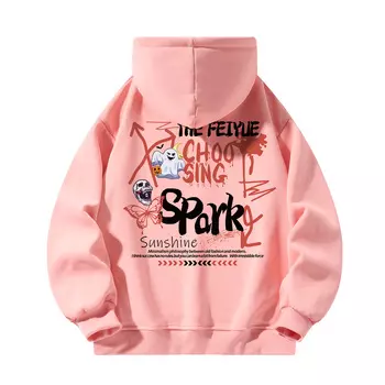 Leap Толстовка унисекс Feiyue, Темно-серый (на флисовой подкладке)