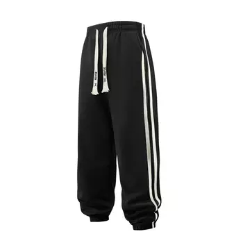 Leap Трикотажные спортивные штаны унисекс Feiyue, Черная флисовая подкладка (входит в комплект толстовки)