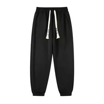 Leap Трикотажные спортивные штаны унисекс Feiyue, Светло-серый (на флисовой подкладке)