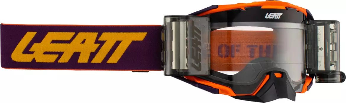 Очки Leatt Velocity 6.5 Roll-Off Combat Мотокросс, пурпурные