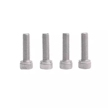 LeBycle304 стержень из нержавеющей стали, клетка для бутылки с водой, винты для руля, внутренний шестигранник, дорожный горный велосипед, универсальные аксессуары (винты для стержня M5 * 18, 4 шт. в твердом переплете)