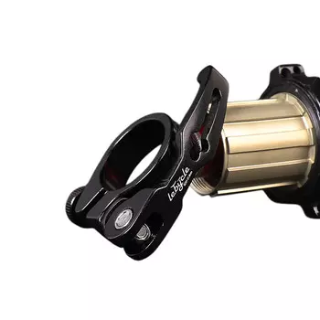 LeBycle для горного шоссейного велосипеда, быстроразъемный зажим для подседельного штыря, зажим для подседельного штыря, зажим для подседельного штыря, пряжка (элегантный черный, 31,8 мм)