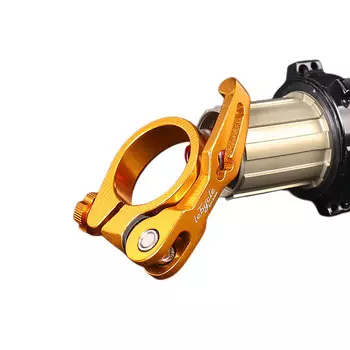 LeBycle для горного шоссейного велосипеда, быстросъемный зажим для подседельного штыря, зажим для подседельного штыря, зажим для подседельного штыря, пряжка (местное золото, 34,9 мм)