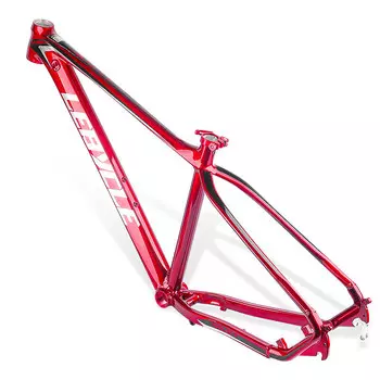 LeBycle горный велосипед с рамой из алюминиевого сплава, хардтейл AM, внутренняя прокладка кабеля для бездорожья (красный драконий, 18X27,5 дюймов)