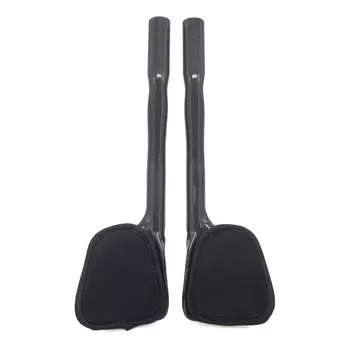 LeBycle полностью карбоновый дорожный велосипед, руль TT для горного велосипеда, руль Dead Fly, изогнутый руль, вице-ручка, ручка для отдыха, черная глянцевая