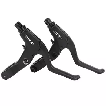 LeBycle тормозная ручка из алюминиевого сплава, горный складной велосипед, трос дискового тормоза, тяговая ручка, тормозная ручка, V-тормоз, левый и правый, универсальные аксессуары