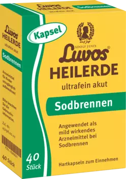 Лечебная глина ультратонкие острые твердые капсулы 40 штук Luvos Heilerde