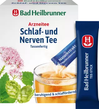 Лечебный чай сон и ампер Нервный чай (10 шт.) 10 г. Bad Heilbrunner