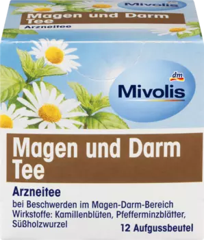 Лечебный чай желудок и ампер Кишечный чай (12 пакетиков) 21 г. Mivolis