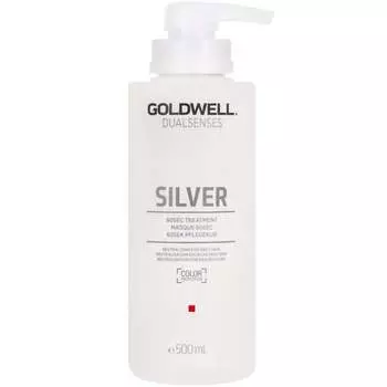 Лечение поврежденных волос, 500 мл Goldwell, Dualsenses Silver 60sec Treatment
