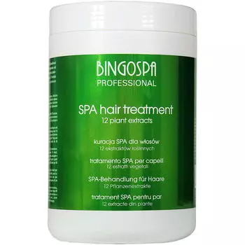 Лечение слабых, выпадающих и окрашенных волос 12 экстрактов, 1000 г Bingospa Professional