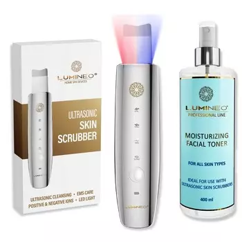 Led Кавитационный Пилинг + Увлажняющий Тоник Lumineo