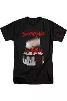 Леденящие душу приключения Сабрины Темный крещение короткий рукав взрослая высокая футболка / футболка Gildan, черный