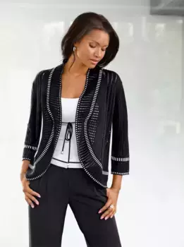 Леди кардиган Lady, черный