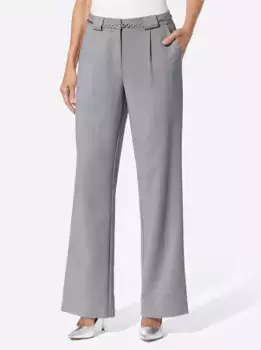 Леди палаццо брюки Lady, серый