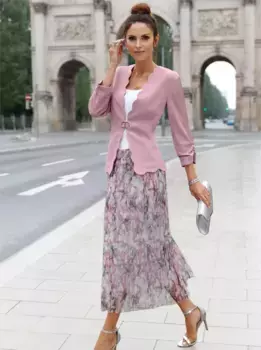 Леди плиссированная юбка Lady, лиловый