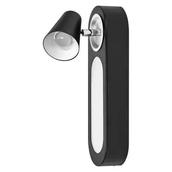 LEDVANCE DECOR SPOT NEPTUNE, 13 Вт, 430 лм, черный, точечный светильник, регулируемые головки, универсальный, интерьерный спот, теплый белый цвет света, качественная оптика, простота установки