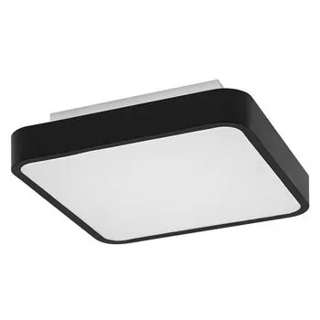 LEDVANCE ORBIS BACKLITE SQUARE SMART+ WiFi черный, светодиодный светильник с регулировкой яркости для внутреннего использования, 28 Вт, цветовая температура 3000–6500 К, 2400 люмен, RGB-подсветка для белого и цветного света, 35x35 см