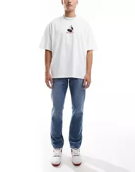 Lee – Brooklyn – темно-синие джинсы прямого кроя