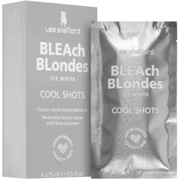 Lee Stafford Отбеливающие блондины Ice White Cool Shots для гладких блестящих волос