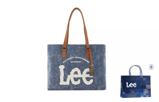 Lee Женская сумка через плечо, Мытый синий