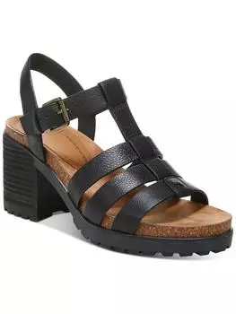 Leena женские сандалии из искусственной кожи с ремешком на щиколотке Zodiac, черный