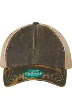 LEGACY Старая любимая кепка дальнобойщика, цвет black/ army camo/ khaki