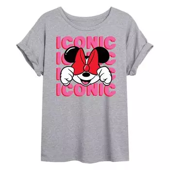 Легендарная футболка с струящимся рисунком Минни для детей Disney's Minnie Mouse Junior Licensed Character
