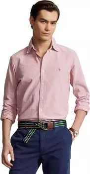 Легендарная оксфордская рубашка Polo Ralph Lauren, цвет Sunrise Red