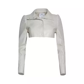 Легендарная укороченная куртка Courrges Blanc Casse