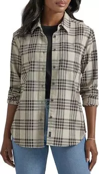 Легендарная универсальная рубашка в клетку с длинными рукавами Lee, цвет Ruby Cocoa