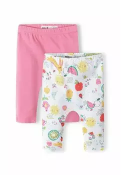 Леггинсы 2 PACK MINOTI, цвет pink white