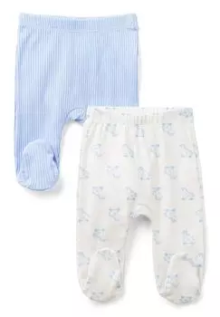 Леггинсы 2 PIECES GAITER A LARGE PATTERN United Colors of Benetton, синий