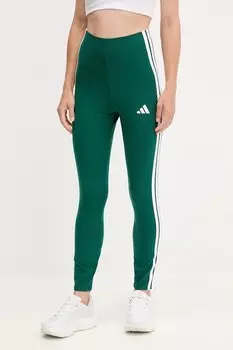 Леггинсы 3-Stripes Adidas, зеленый