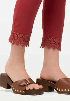 Леггинсы 45511 Leggings Ulla Popken, светло-красный