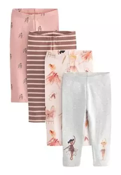 Леггинсы 4 Pack Printed Next, цвет ballerina