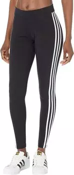 Леггинсы Adicolor Classics с 3 полосками adidas, черный