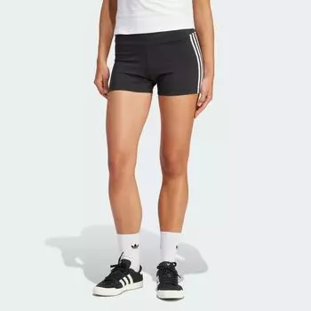 Леггинсы Adicolor с 3 полосками 1/4 Adidas, цвет Black