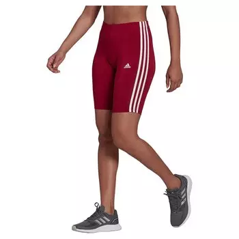Леггинсы adidas 3 Stripes BK Short, красный