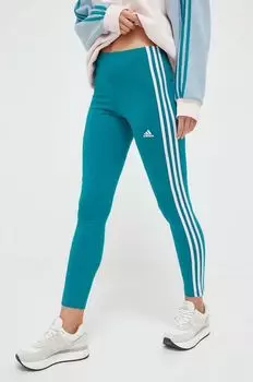 Леггинсы адидас adidas, зеленый